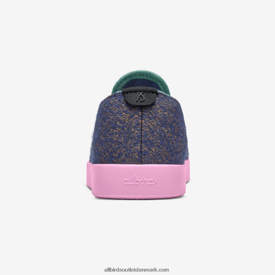 Allbirdssmallbirds uld liggestole - små børn X646JH247 wowza blå (flydende pink sål)