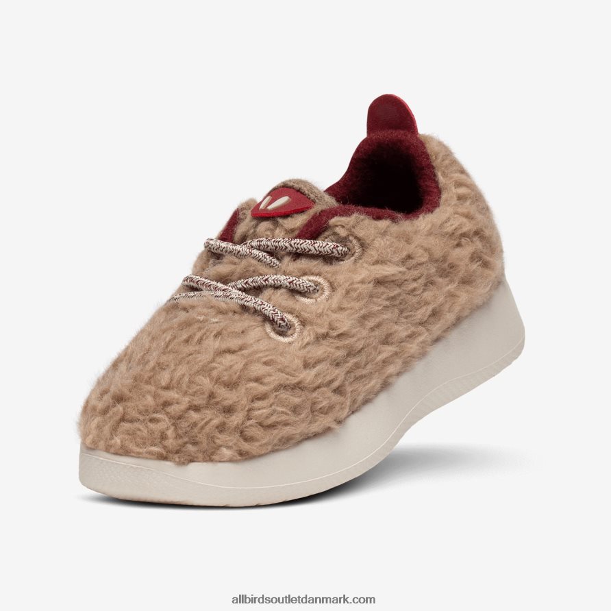 Allbirdssmallbirds uldløbere - små børn X646JH243 diset beige fnug (beige hush-sål)