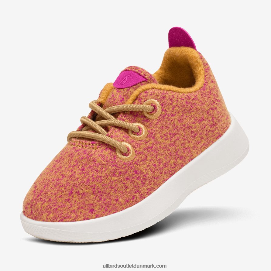 Allbirdssmallbirds uldløbere - små børn X646JH245 foderbrun (snestormsål)