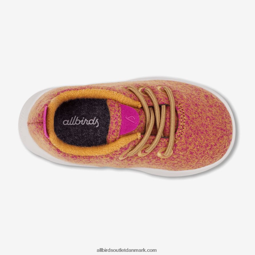 Allbirdssmallbirds uldløbere - små børn X646JH245 foderbrun (snestormsål)