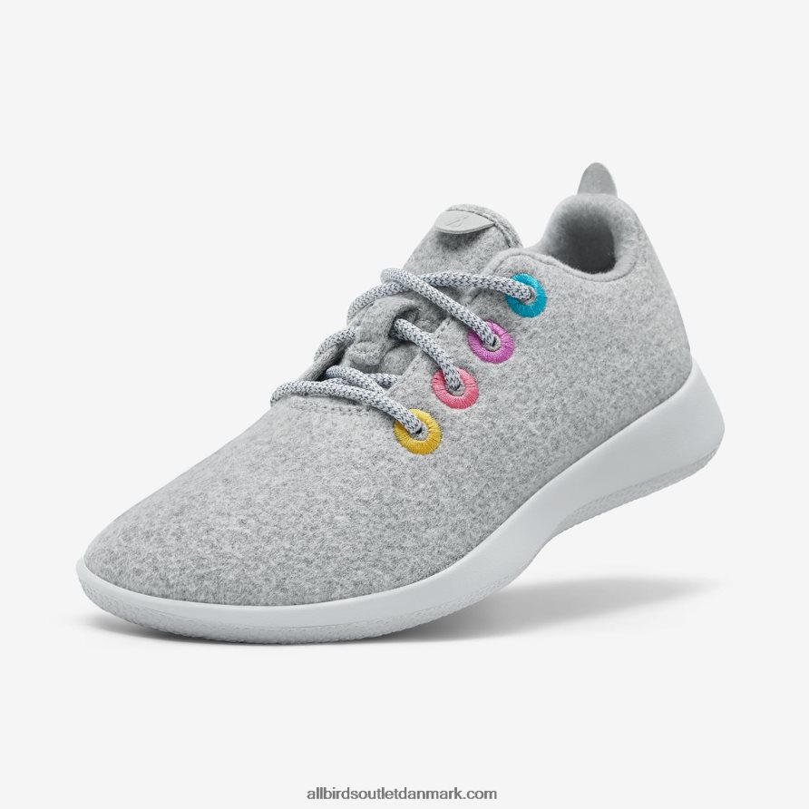 Allbirdssmallbirds uldløbere - store børn X646JH258 lysegrå