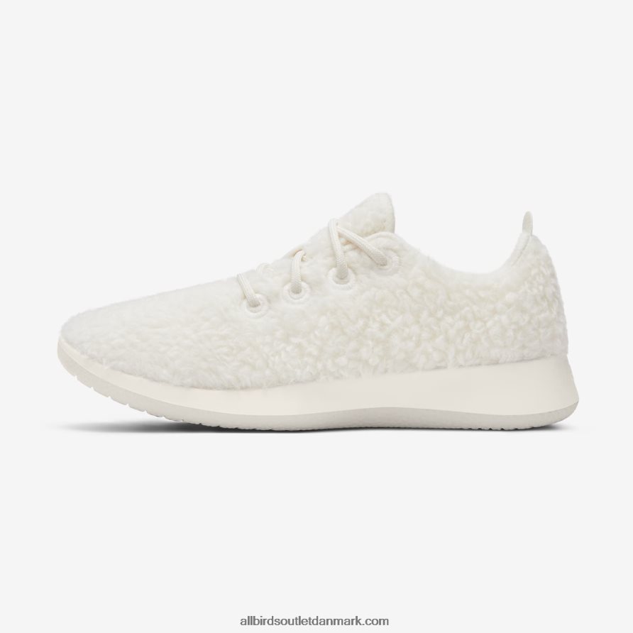 Allbirdssmallbirds uldløbere - store børn X646JH263 naturlige hvide fnug