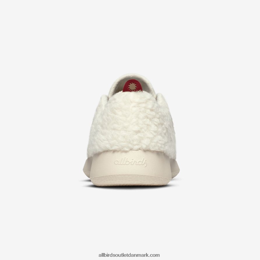 Allbirdssmallbirds uldløbere - store børn X646JH264 naturlige hvide fnug (beige hush-sål)