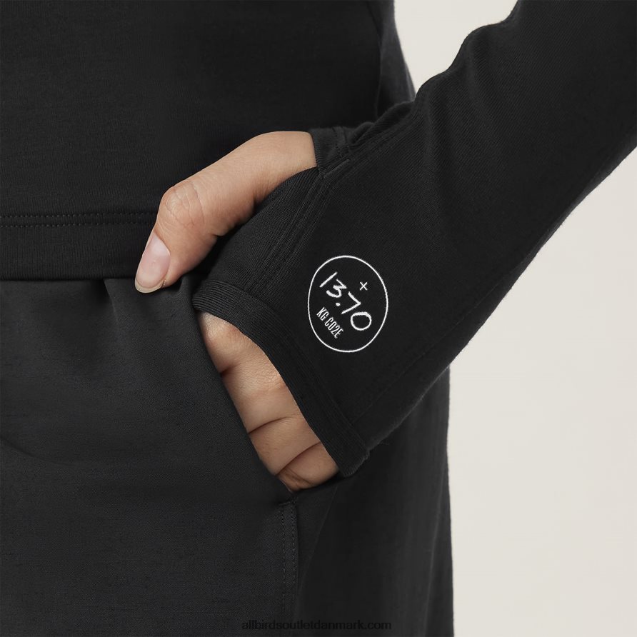 AllbirdsKvinders ydeevne kvart lynlås X646JH232 naturlig sort