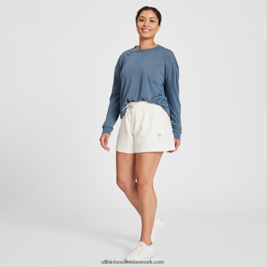 Allbirdskvinders r&r sweat short X646JH230 naturlig hvid