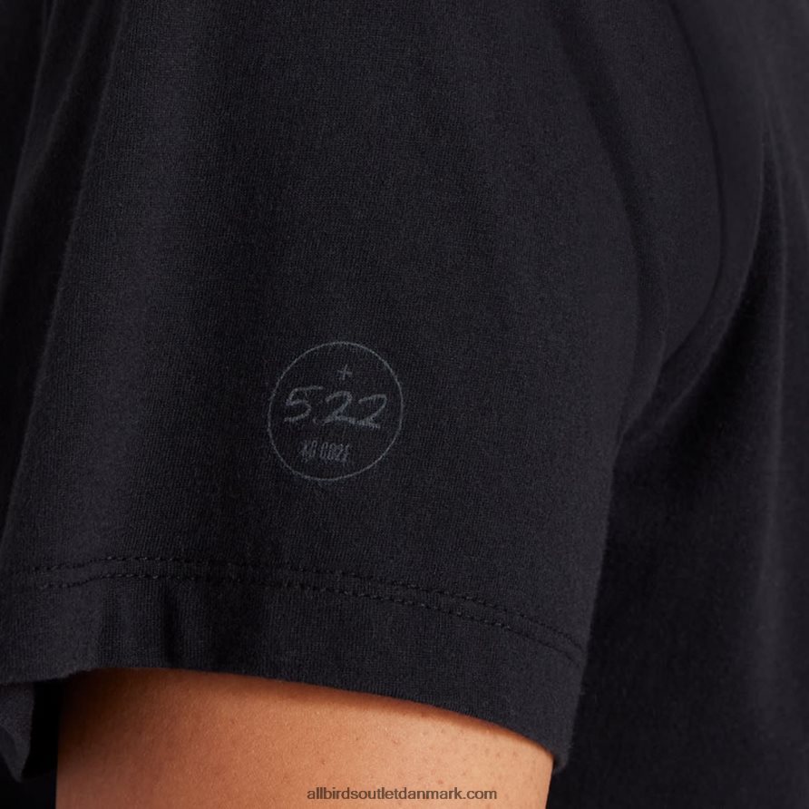 Allbirdsdame-t-shirt i god bomuld X646JH216 naturlig sort