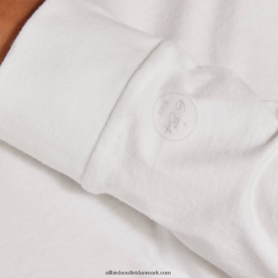 Allbirdslangærmet t-shirt i god bomuld til kvinder X646JH220 snestorm