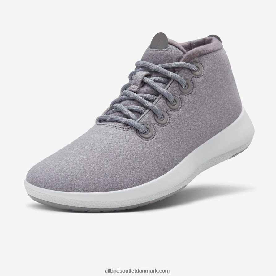 Allbirdskvinders uld anden-up mizzles X646JH194 mellemgrå (lysegrå sål)