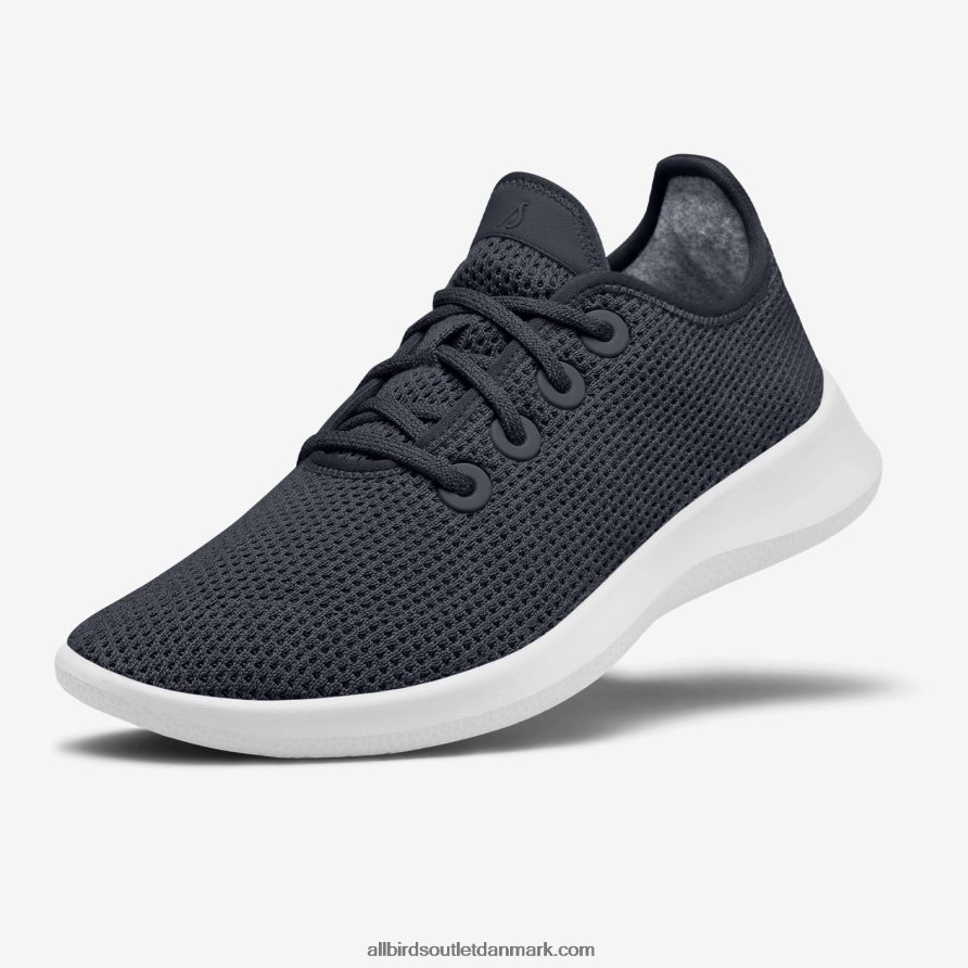 Allbirdskvinders træløbere X646JH155 marineblå nat (hvid sål)