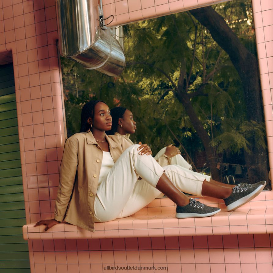 Allbirdsuldløbere til kvinder X646JH183 naturlig grå (lysegrå sål)