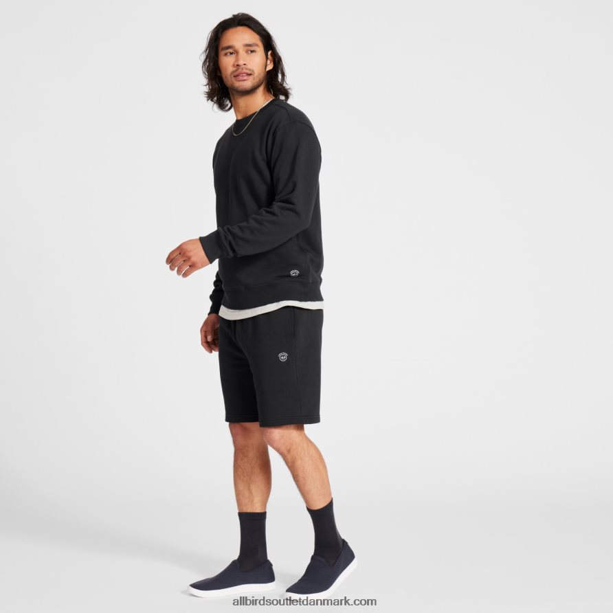 Allbirdsmænds r&r sweat short X646JH148 naturlig sort