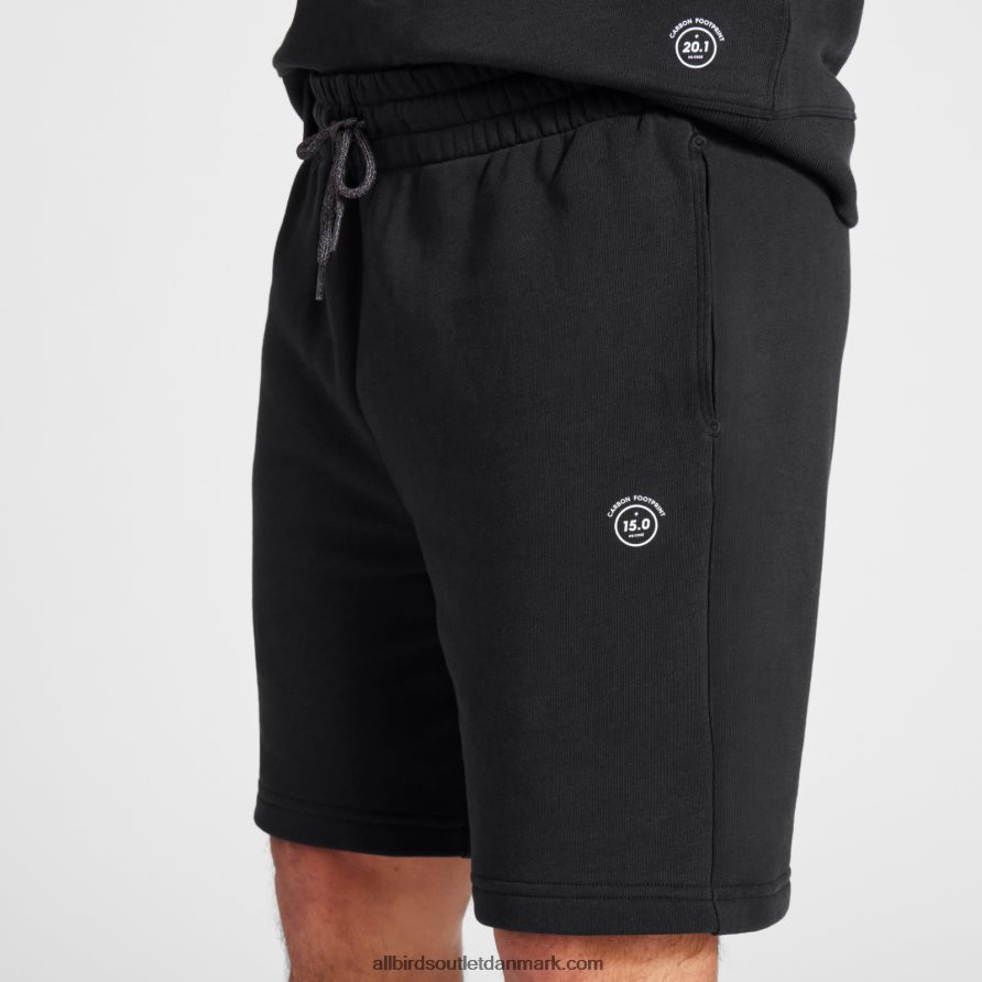 Allbirdsmænds r&r sweat short X646JH148 naturlig sort