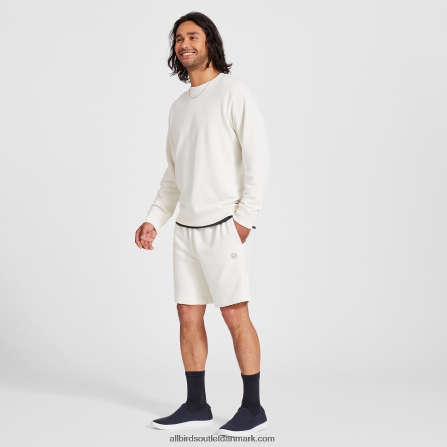 Allbirdsmænds r&r sweat short X646JH150 naturlig hvid
