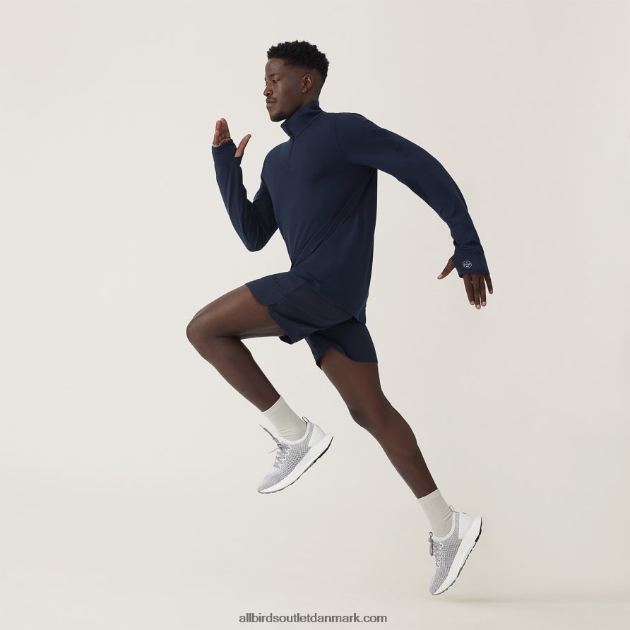 Allbirdsmænds ydeevne kvart lynlås X646JH153 ægte flåde