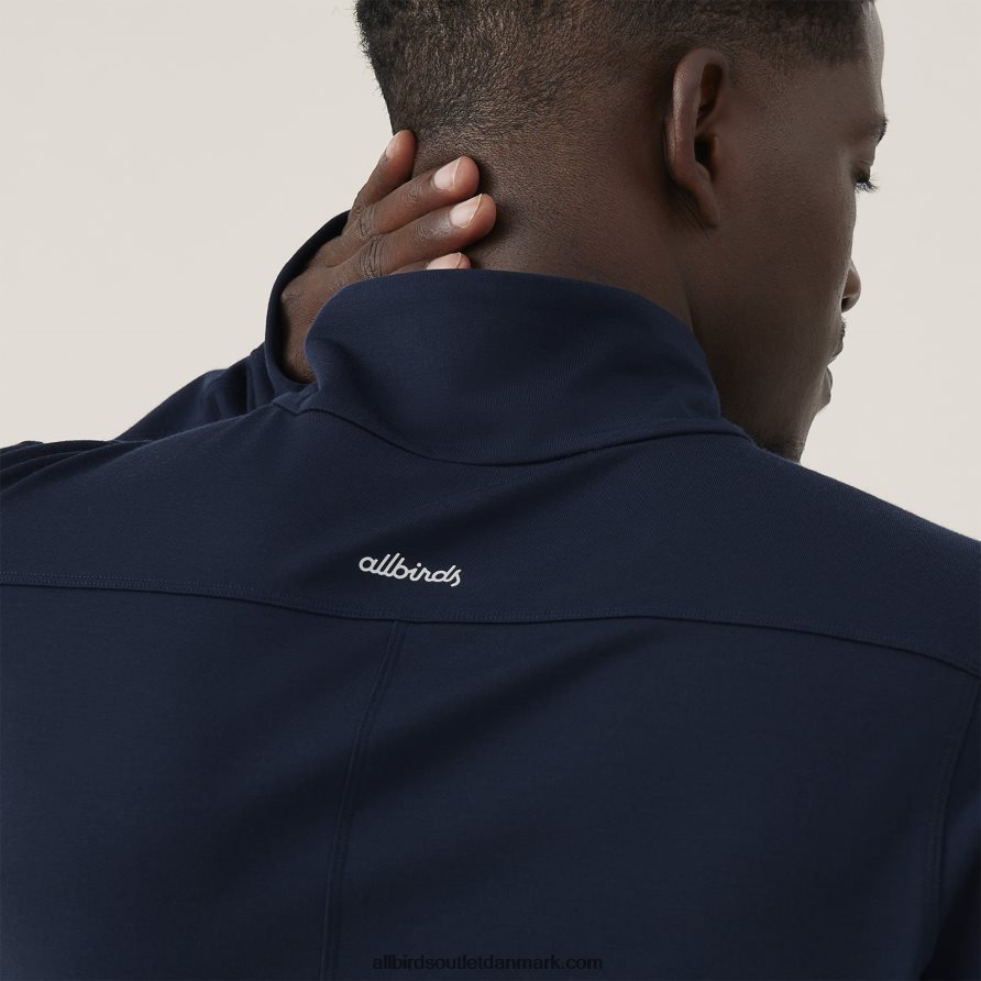 Allbirdsmænds ydeevne kvart lynlås X646JH153 ægte flåde