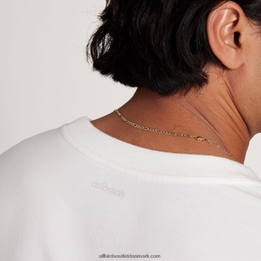 Allbirdslangærmet t-shirt i god bomuld til mænd X646JH137 snestorm