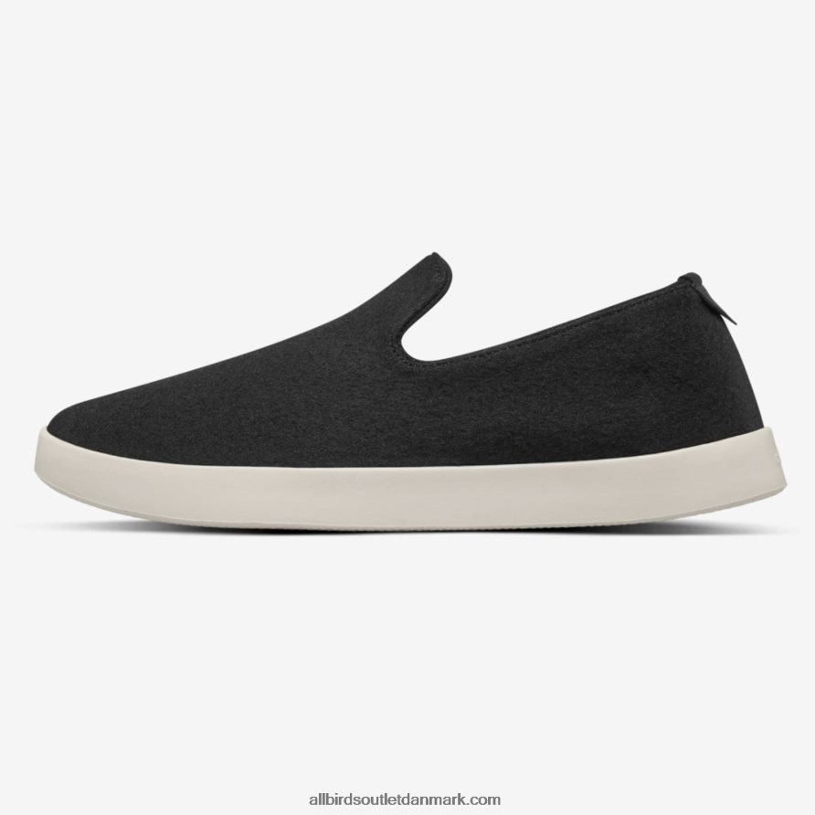 Allbirdsherre uld liggestole X646JH72 ægte sort (cremesål)