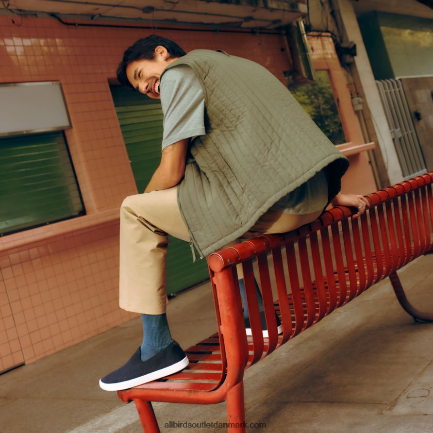 Allbirdsmænds træstole X646JH41 marineblå nat (hvid sål)