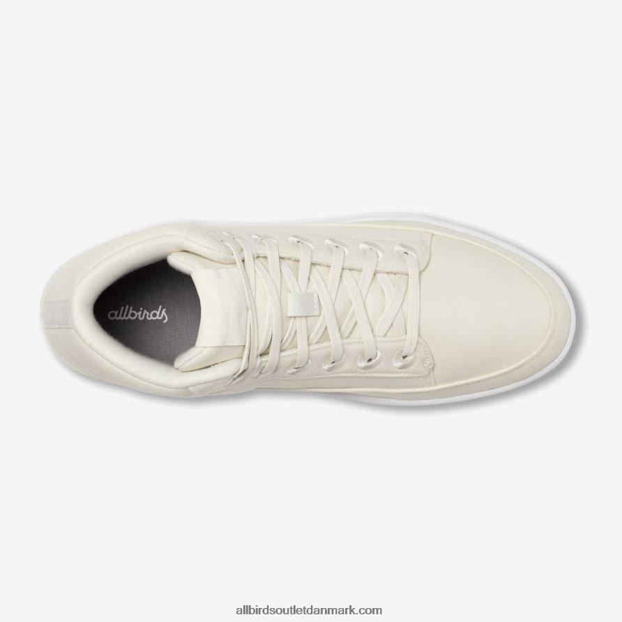 Allbirdsmænds lærred pacer mids X646JH91 naturlig hvid (snestormsål)