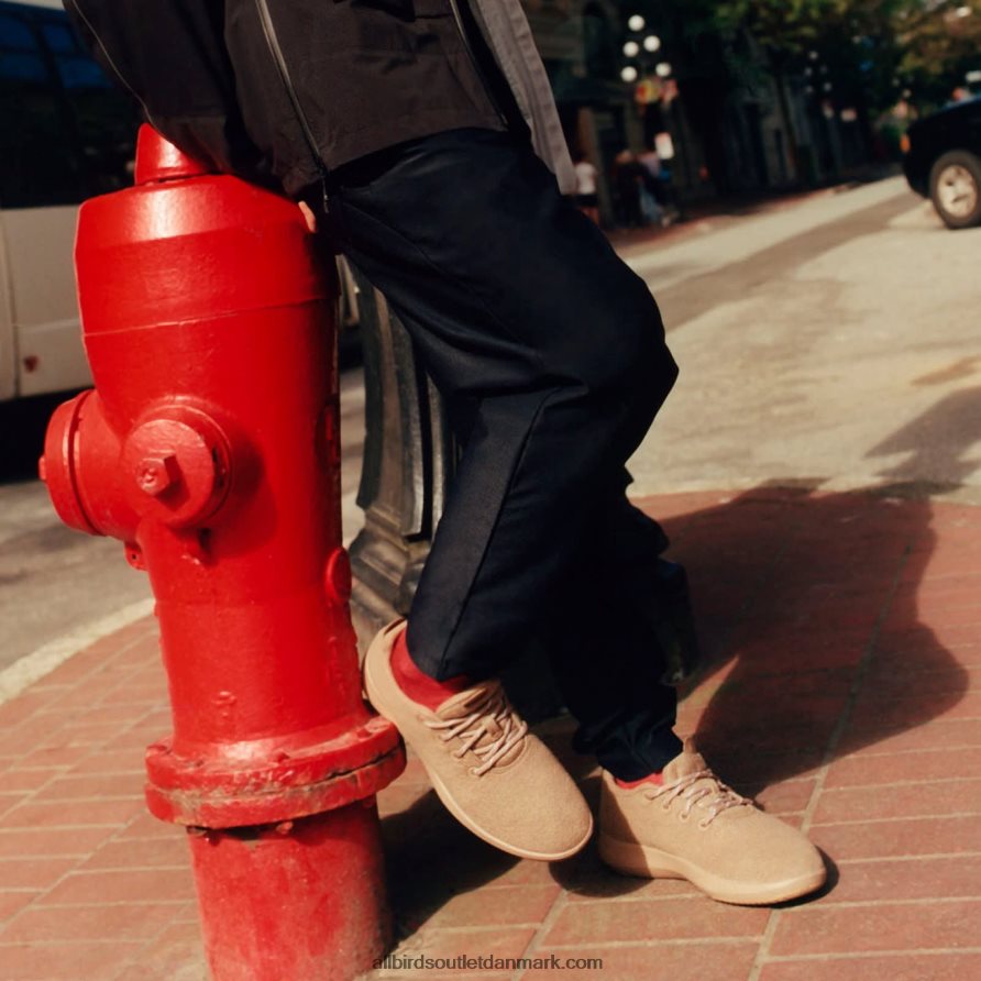 Allbirdsherre uld løber mizzles X646JH51 dapple grey (cremesål)