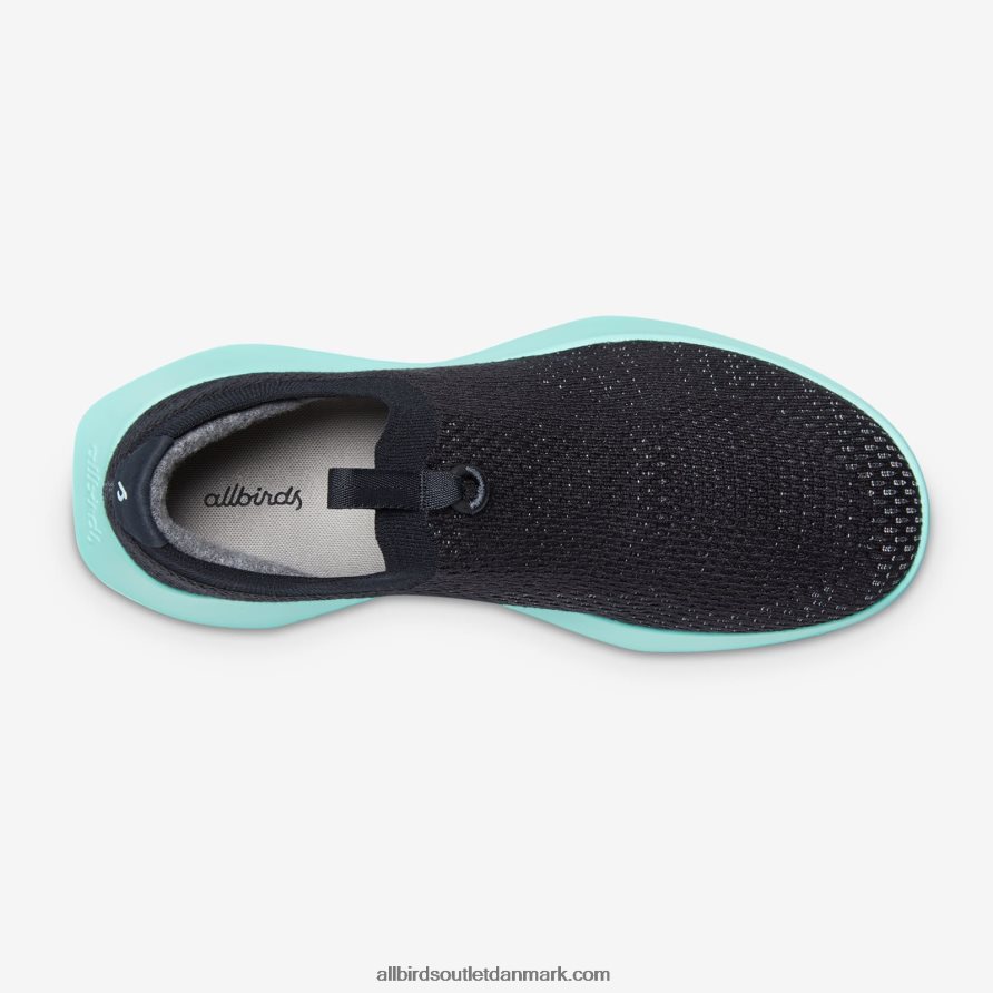 Allbirdsmænds tree dasher relæ X646JH53 naturlig sort (flydende mint sål)