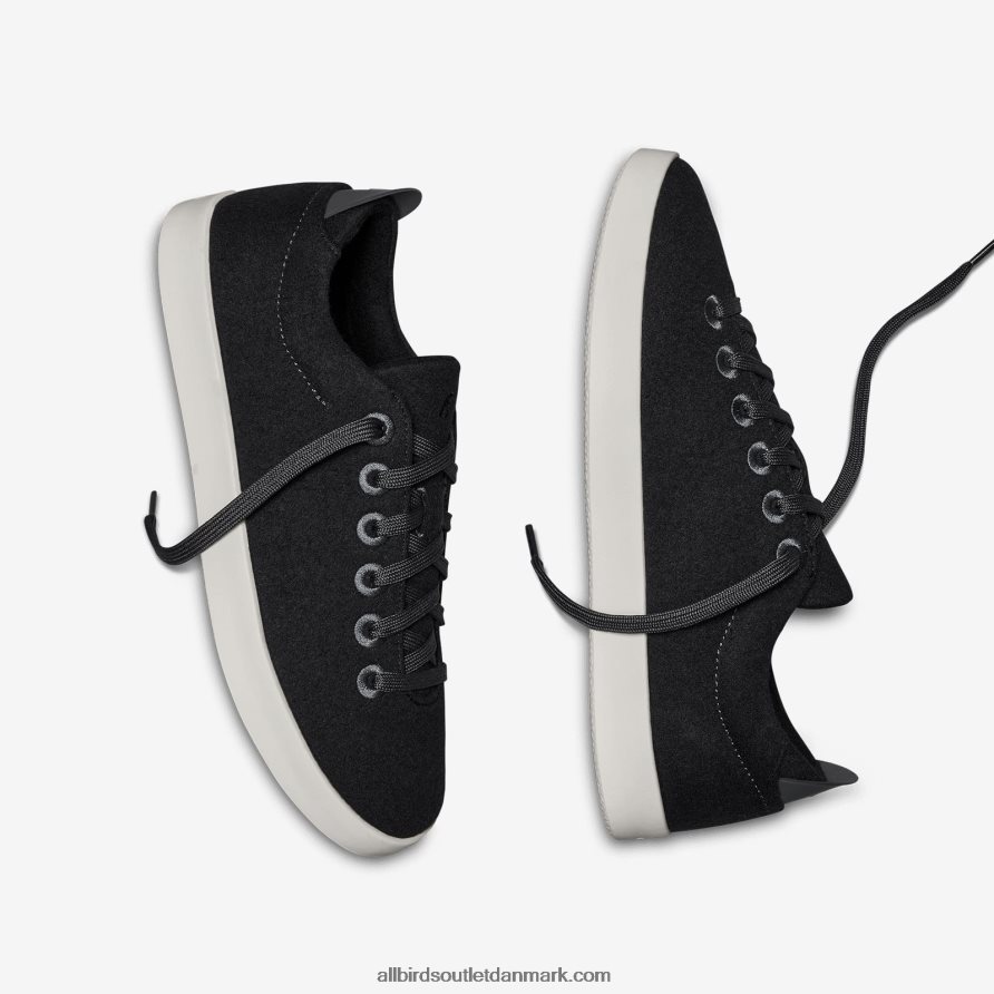 Allbirdsuldpiper til mænd X646JH80 ægte sort (hvid sål)
